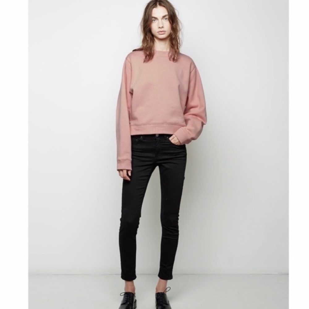 Acne Pink Crewneck Sweatshirt
